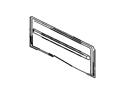 Toyota 64271-0C010-E1 Trim, Back Panel