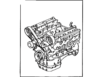 Toyota 19000-50460 Engine Assembly, Partial