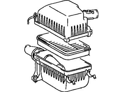 Toyota 17700-0F031 Cleaner Assy, Air