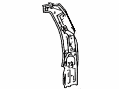 Toyota 61604-0C101 Reinforcement Sub-Assembly, QUATER Panel, Inner LH