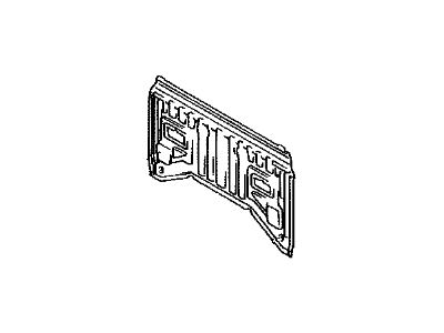 Toyota 64101-0C030 Panel Sub-Assembly, Back