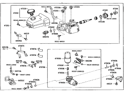 Toyota Tundra Brake Master Cylinder - 47050-0C030