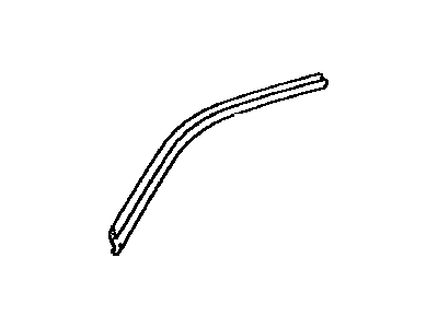 Toyota 62382-0C040 Weatherstrip, Roof Side Rail, LH