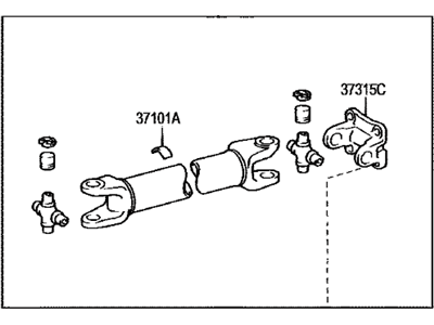 2003 Toyota Tundra Drive Shaft - 37110-34070