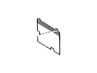 Toyota 64193-0C030 Pad, Back Panel Silencer