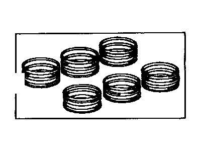 2000 Toyota Land Cruiser Piston Ring Set - 13011-50140