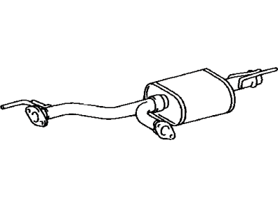 Toyota 17403-0F040 Center Exhaust Pipe Assembly