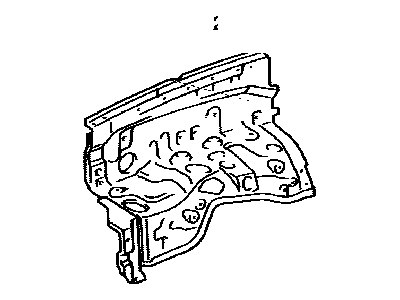 Toyota 53701-0C080 Apron Sub-Assy, Front Fender, RH