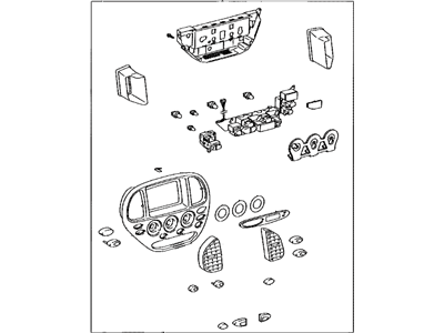 Toyota 84010-0C031 Control & Panel Assy, Integration