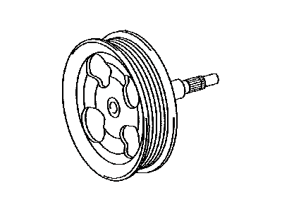 Toyota 44303-0C030 Shaft Sub-Assy, W/Pulley