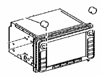 Toyota 86120-34020 Receiver Assy, Navigation