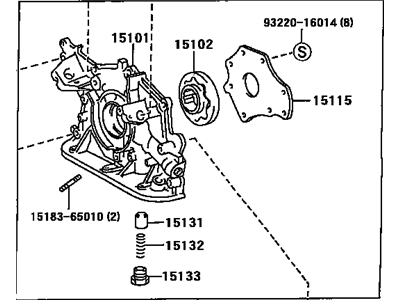 Toyota 15100-0F010