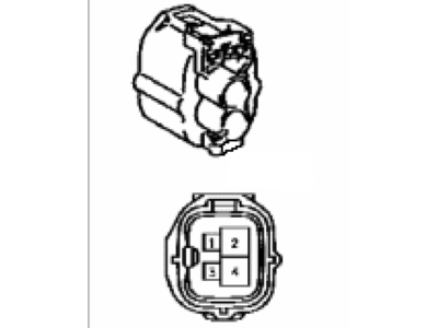 Toyota 90980-12294 Housing, Connector F