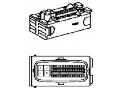 Toyota 90980-12297 Housing, Connector F