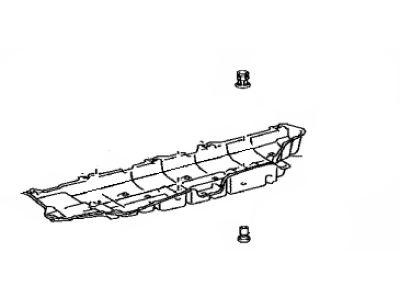 Toyota 58165-0E040 Cover, Front Floor, RH