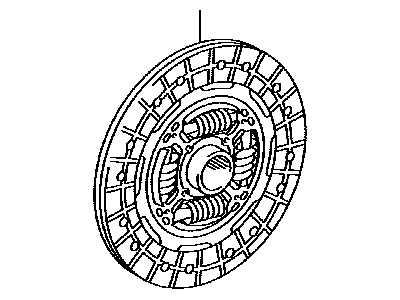 Toyota 31250-12600 Disc Assembly, Clutch