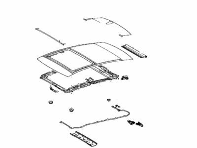 Toyota 63203-06160-B0 Housing Sub-Assembly, Sl