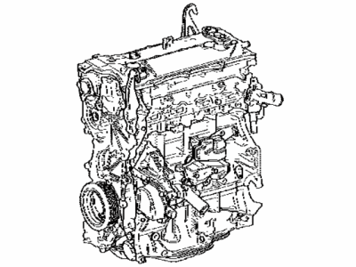 Toyota 19000-0P551 Engine Assy, Partial