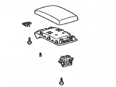 Toyota 58905-21100-B0 Door Sub-Assembly, Console Compartment