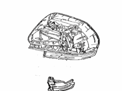 Toyota 87906-07170 Mirror Sub-Assembly, Outer