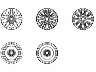 Toyota 42611-07230 Wheel, Disc