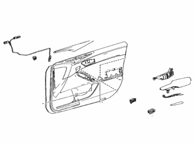 Toyota 67620-07401-C1 PANEL ASSY, FR DOOR