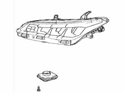 Toyota 81150-07200 Driver Side Headlight Assembly