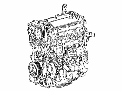 Toyota 19000-0P550 Engine Assembly, Partial