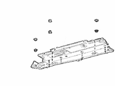 Toyota 58165-07040 Cover, Fr Floor, RH