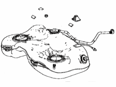 Toyota 77001-33420 Tank Sub-Assembly, Fuel