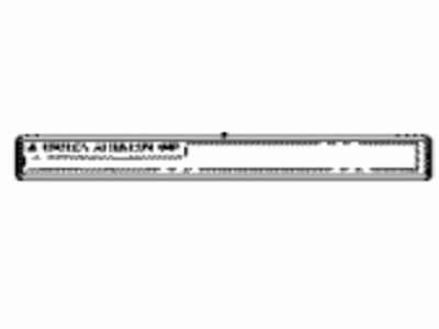 Toyota 861C8-07011 Label, Mobile WIRELE