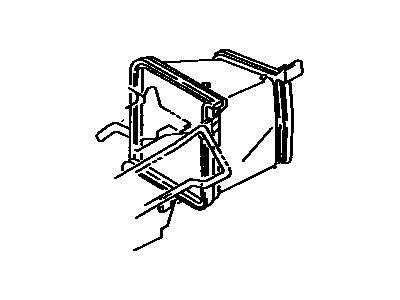 Toyota 87201-12130 Duct Sub-Assembly, Air