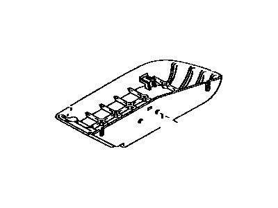 Toyota 64364-12050-04 Cover, Rear Speaker Grille