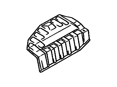 Toyota 58327-12090 Insulator, Main Muffler Heat