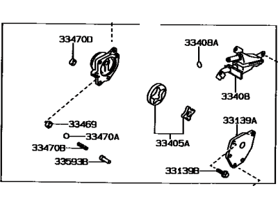 Toyota 33470-20021 Pump Assy, Manual Transmission Oil