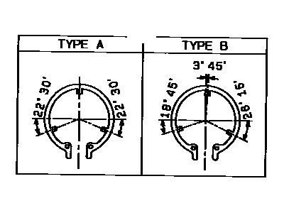 Toyota 41316-20040 Plate, Adjusting Nut Lock