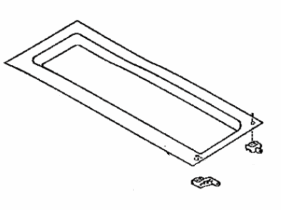 Toyota 64340-12020-03 Panel Assy, Package Tray Trim