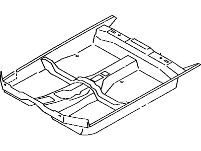 Toyota 58510-1A630-04 Carpet Assembly, Front Floor, Front