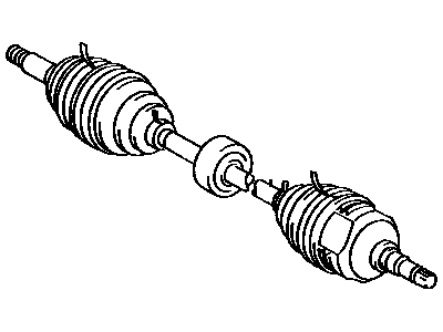 1992 Toyota Corolla Axle Shaft - 43410-12251