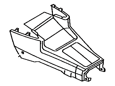 Toyota 58811-12440-03 Box, Console, Front