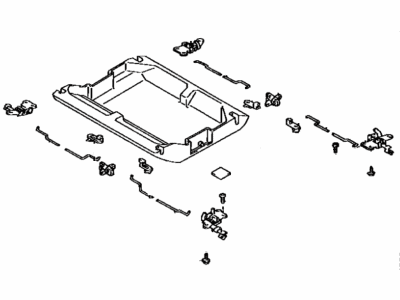 Toyota 63430-12010-03 Rack Assembly, Roof, Inner