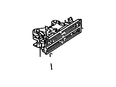 Toyota 55910-12461 Control Assy, Heater Or Boost Ventilator