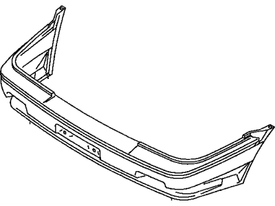 1993 Toyota Corolla Bumper - 52119-12350