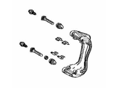 Toyota 47722-76010 Mounting, Disc Brake