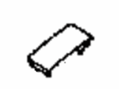 Toyota 73717-WB002 Cover, Child Restraint