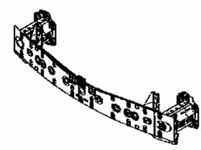 Toyota 52131-WB004 Reinforcement, Front Bumper