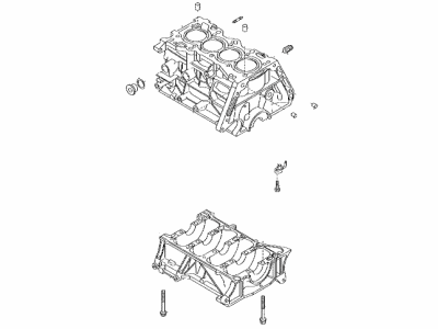 Toyota 11410-WB003 Block Assembly, Cylinder