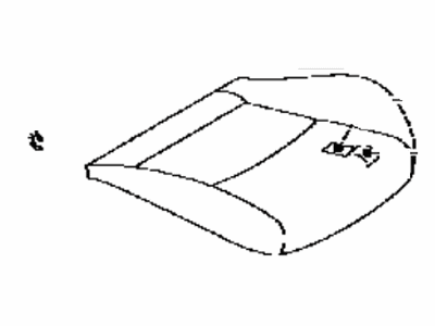 Toyota Yaris Seat Cushion - 71518-WB001