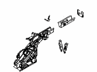 Toyota 57602-WB006 Member Sub-Assembly, Rear