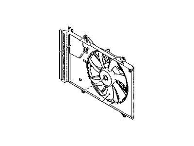 Scion iA Fan Shroud - 16711-WB001